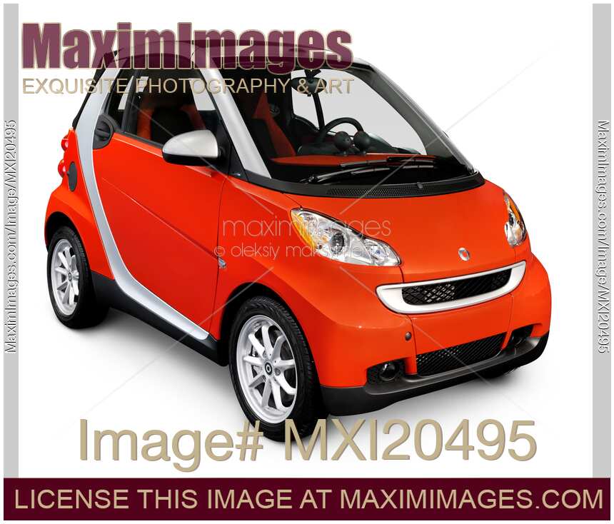 Red Smart Fortwo City Car