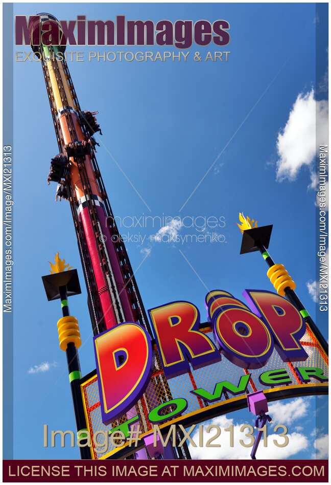 Stock photo Drop Tower at Canada's Wonderland MaximImages