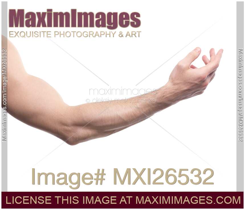 Stock photo Man arm bent at elbow MaximImages