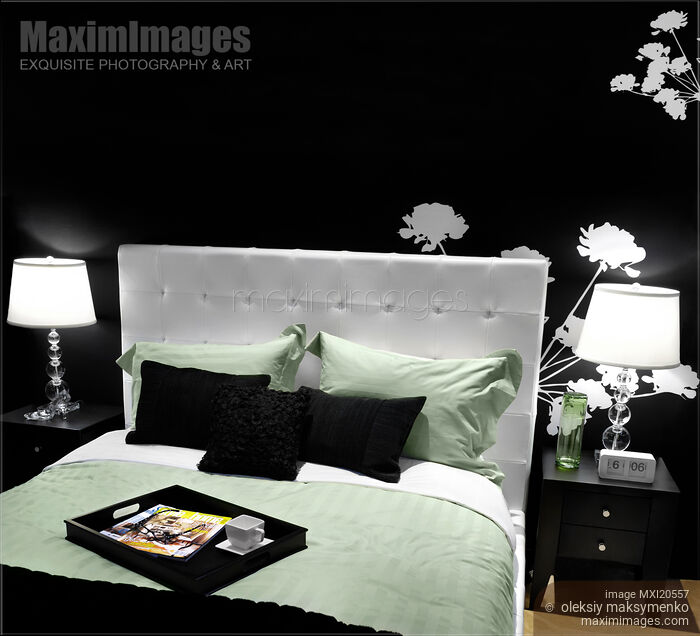 Bedroom Modern Interior Design Stock photo of Bedroom Modern Interior Design Buy commercial use license at MaximImages