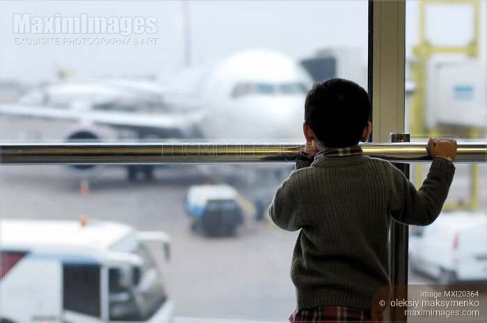 Child at Airport Stock photo of Child at Airport Buy commercial use license at MaximImages
