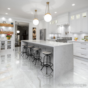 High-end architecture photo retouching example