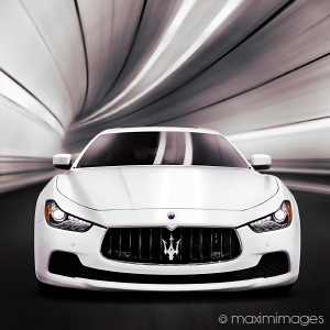 High-end auto photo retouching example