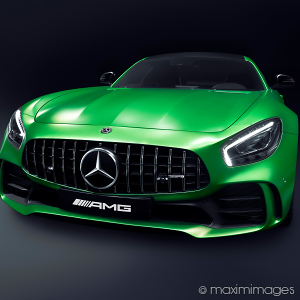 High-end auto photo retouching example