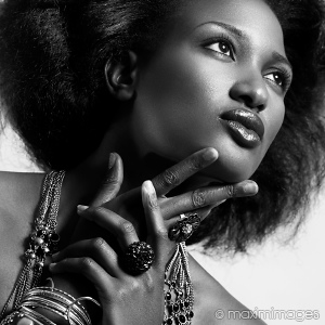 High-end beauty photo retouching example