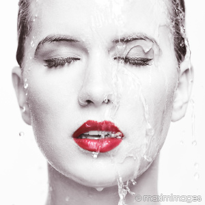 High-end beauty photo retouching example