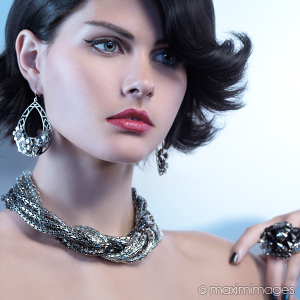 High-end beauty photo retouching example