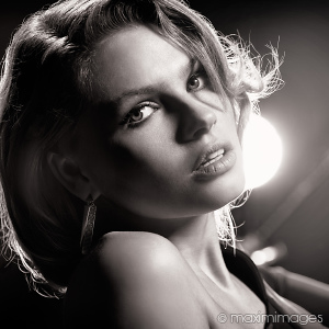 High-end beauty photo retouching example