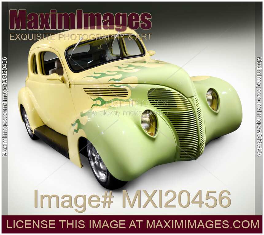 1938 Hot Rod Ford Coupe custom vintage car