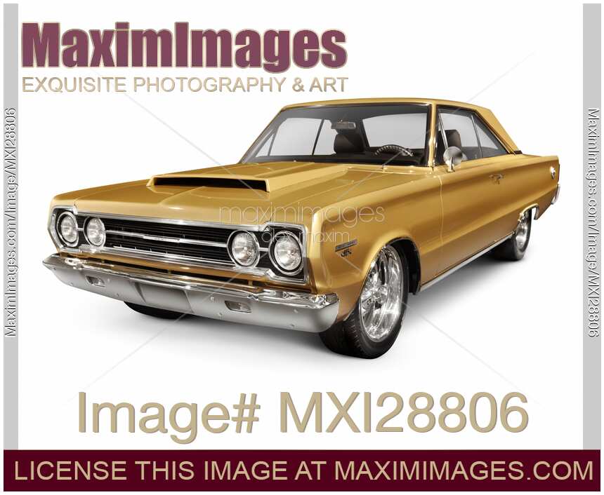 1967 Plymouth Hemi GTX retro muscle car