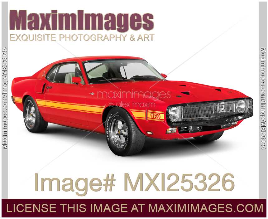 1969 Shelby Cobra GT 500 retro sports car