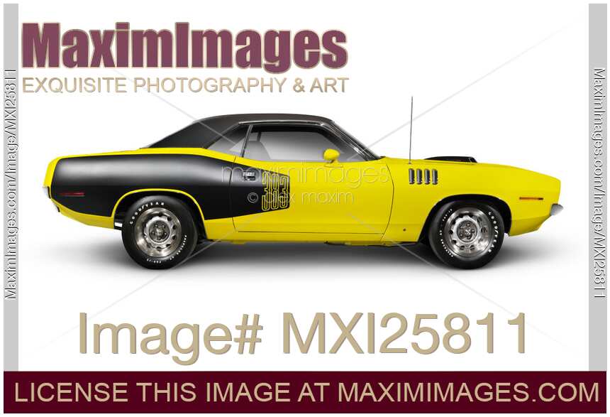 1972 Dodge Challenger retro muscle car