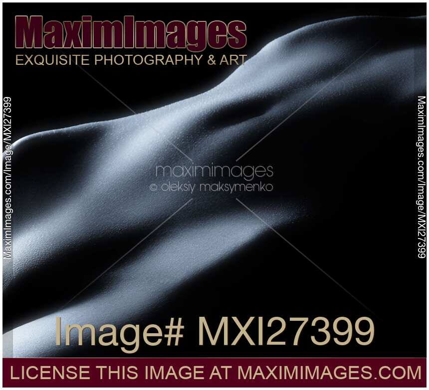 Abstract bodyscape nude woman body