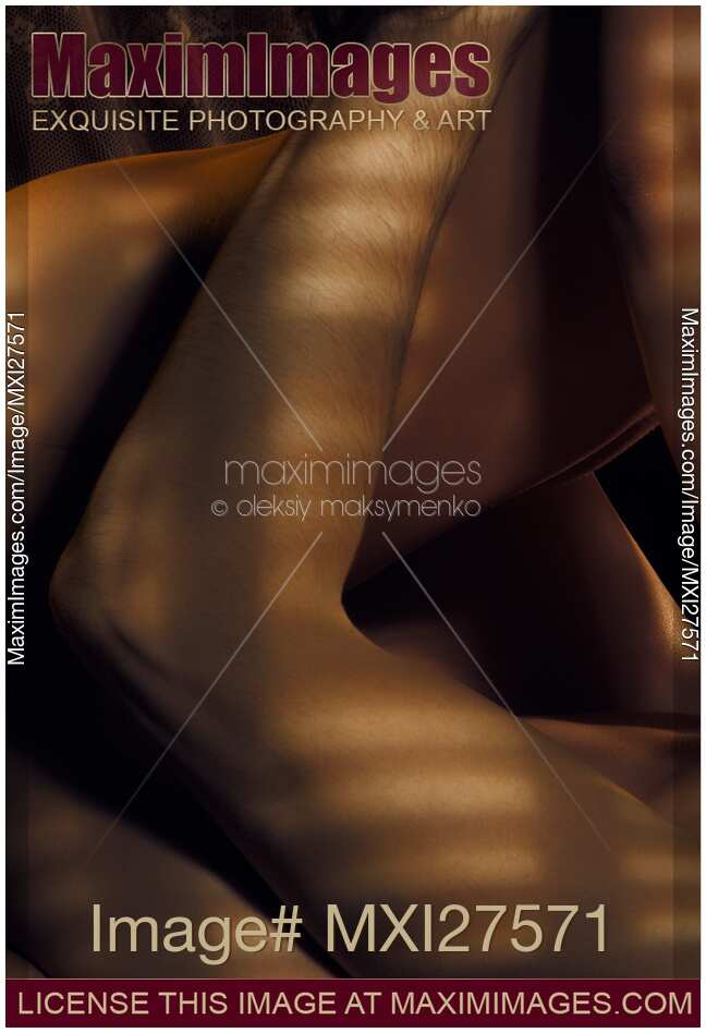 Abstract Closeup of Man and Woman Making Love
