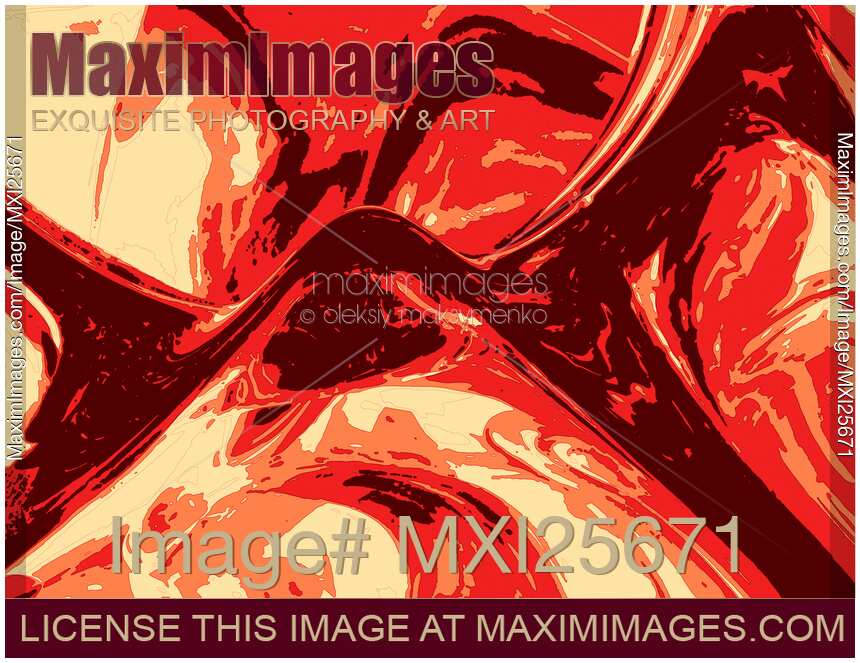 Abstract Red Geometric Background