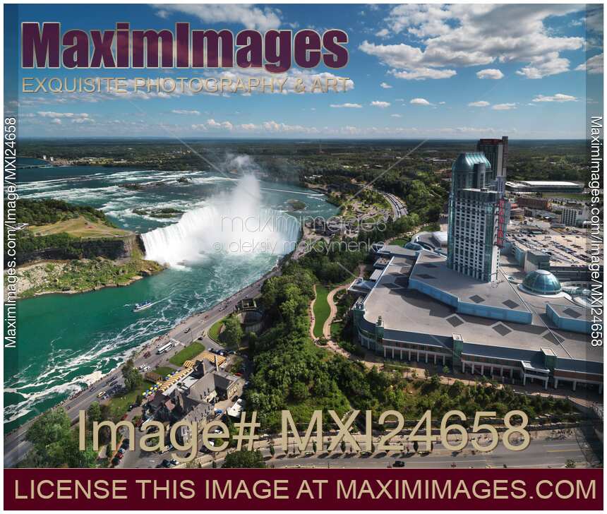 Aerial View of Niagara Falls