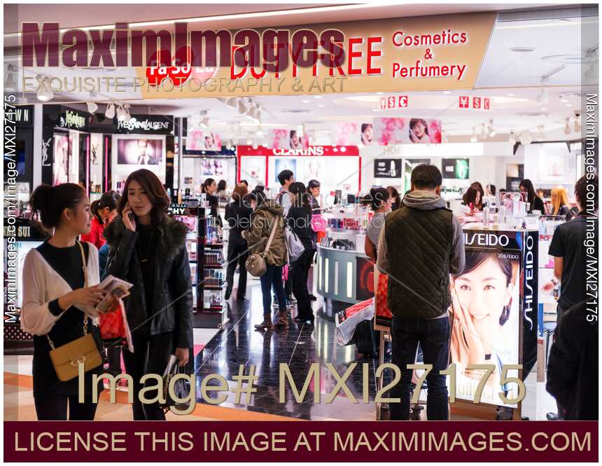 Airport Duty Free shop in Narita Japan