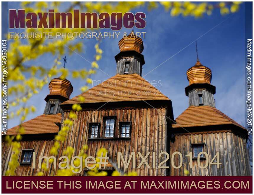 Ancient Ukrainian wooden church