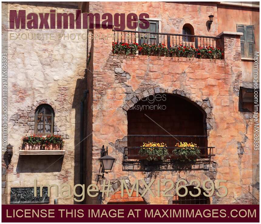Antique European architecture details
