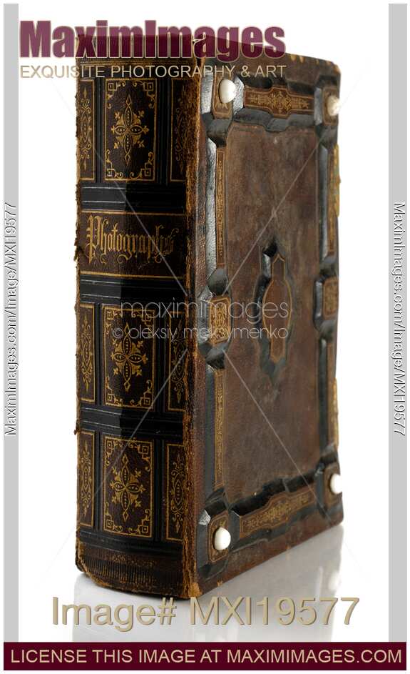 Antique Leather Bound Book Binder
