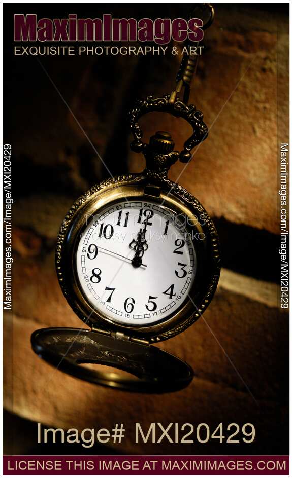Antique Pocket Watch Showing Twelve