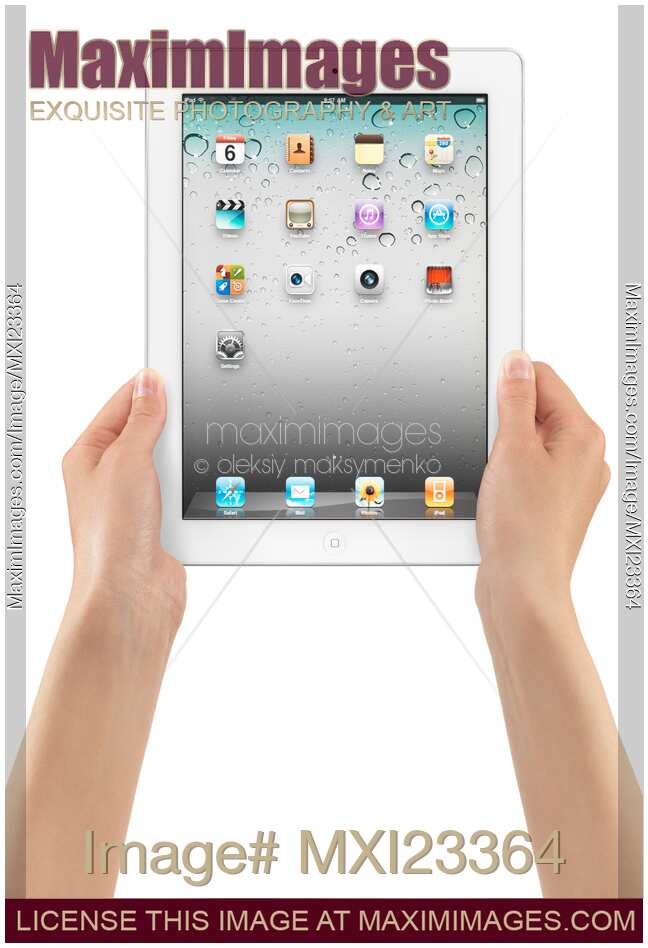 Apple iPad 2 Tablet Computer in Hands