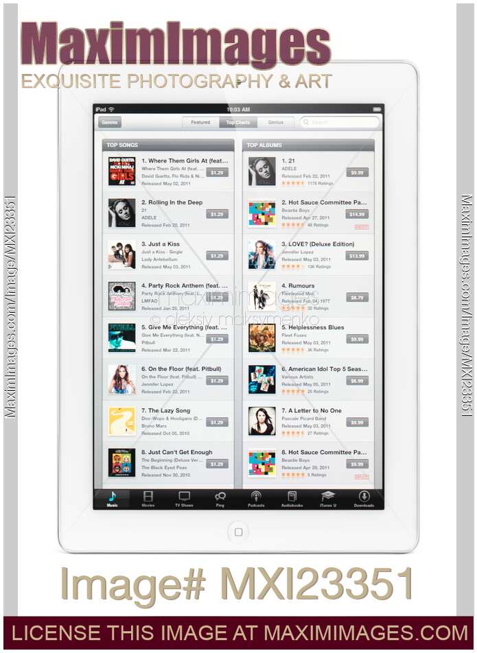 Apple iPad 2 Tablet Computer iTunes Store