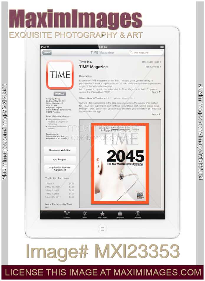 Apple iPad 2 Tablet Computer Time Magazine