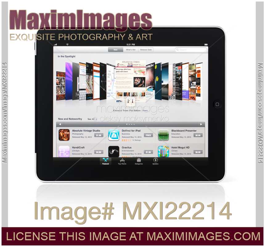 Apple iPad 3G Tablet App Store
