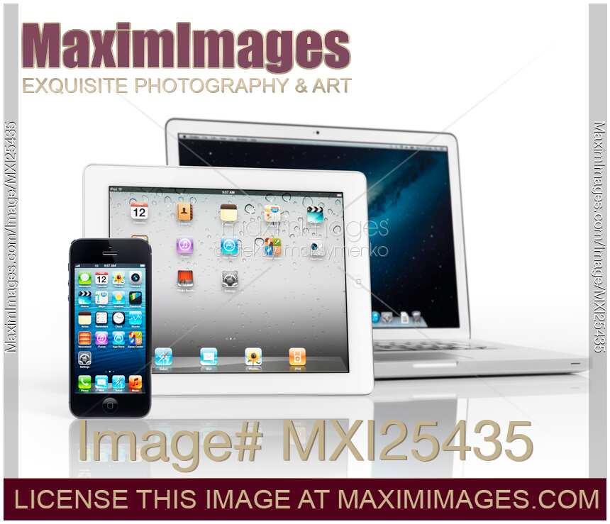 Apple iPhone iPad and Macbook Pro devices