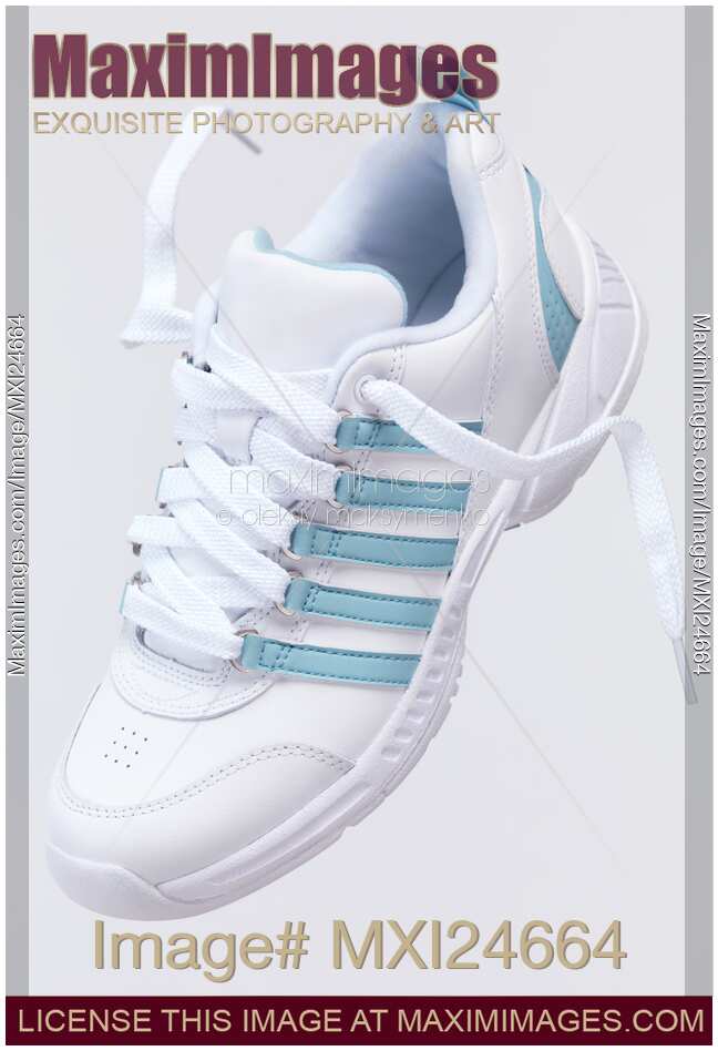 Artistic closeup of a sports shoe