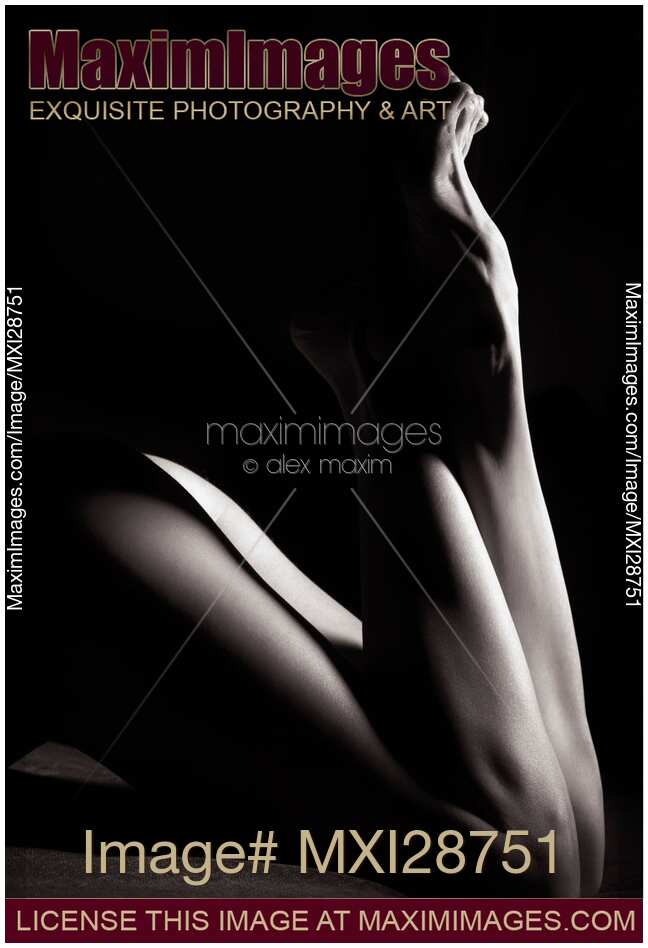 Artistic closeup of woman legs with crossed feet Black and white