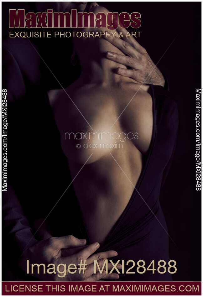 Artistic erotic intimate portrait of a couple