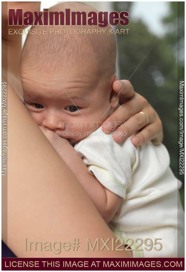 Baby Boy in Mother's Hands