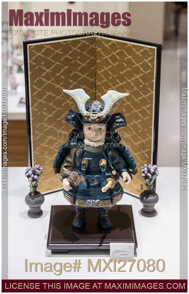 Baby Samurai sculpture souvenir
