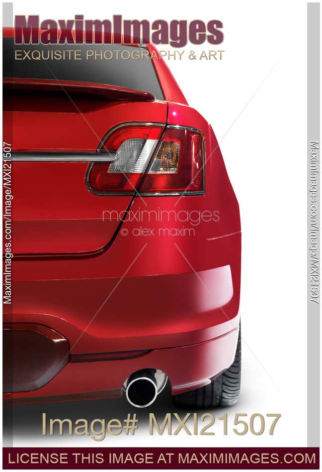 Back of a Red Car