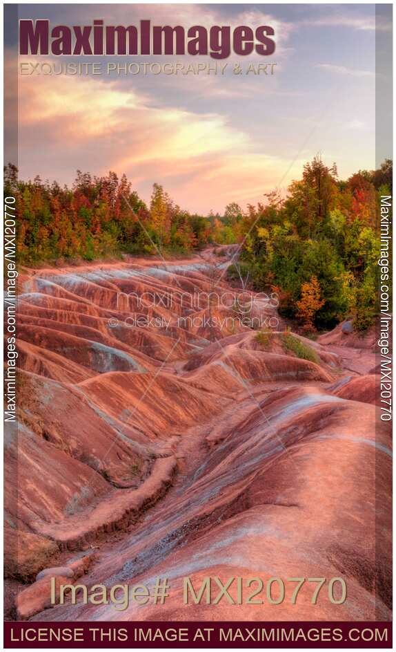 Badlands dramatic nature landscape