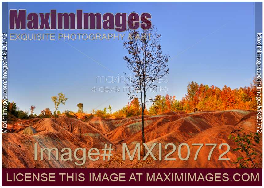 Badlands landscape