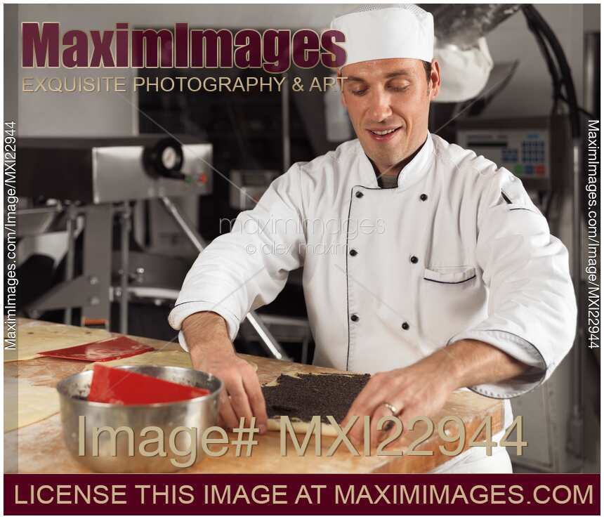 Baker Making Pastries