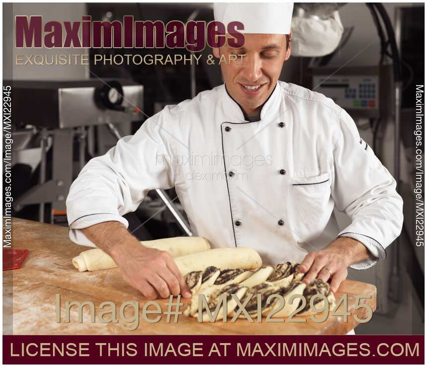 Baker Making Pastries