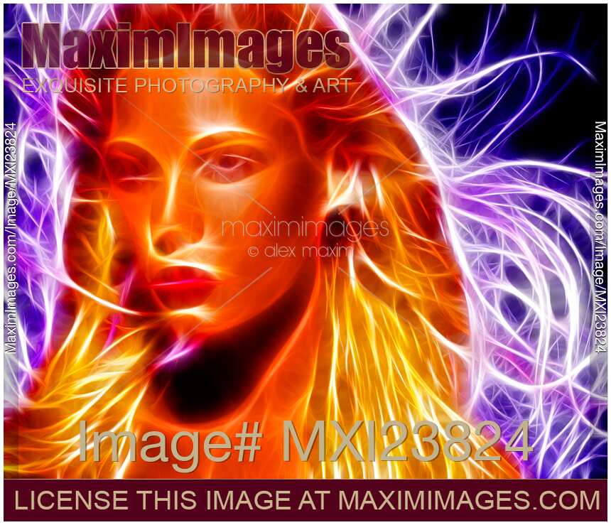 Beautiful Fantasy Woman Face