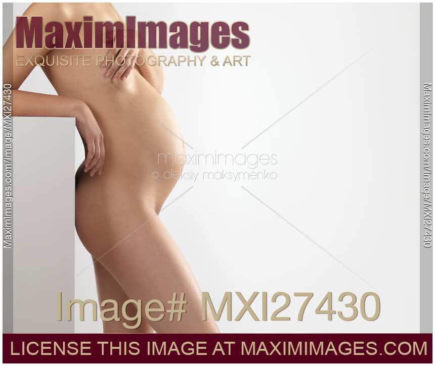 Beautiful pregnant woman body