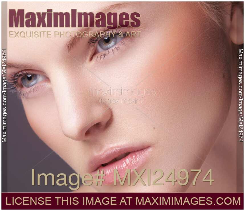 Beautiful Woman Face with Perfect Skin