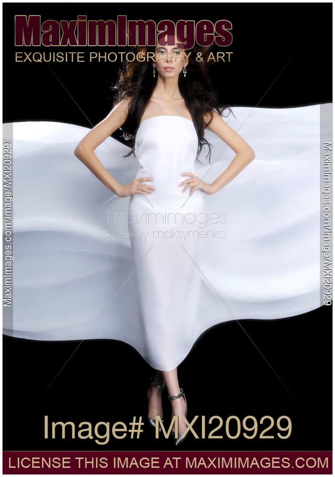Beautiful Woman in White