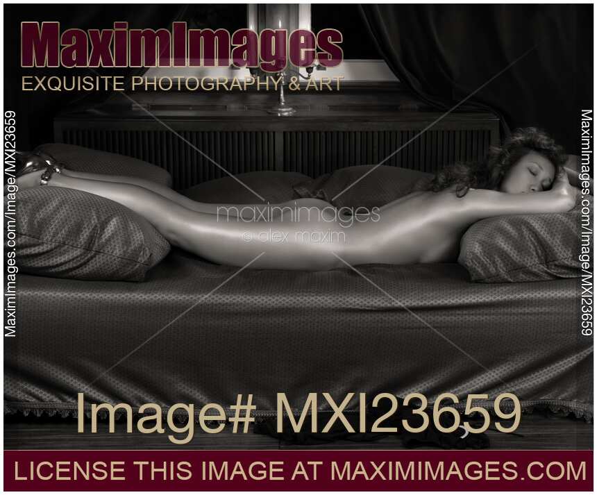 Beautiful Woman Sleeping Naked