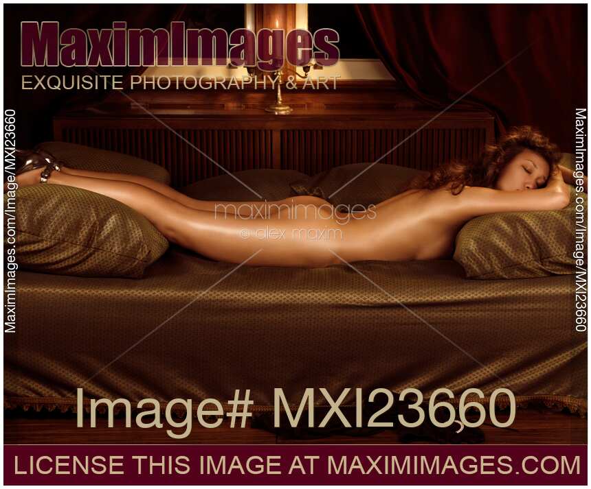 Beautiful Woman Sleeping Naked
