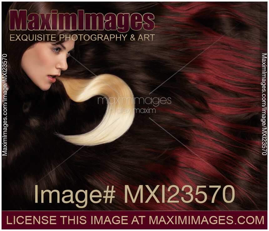 Beautiful Woman with Hair Extensions