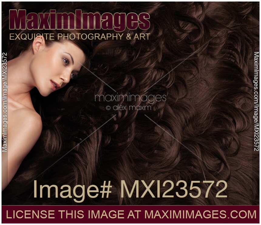 Beautiful Woman with Hair Extensions