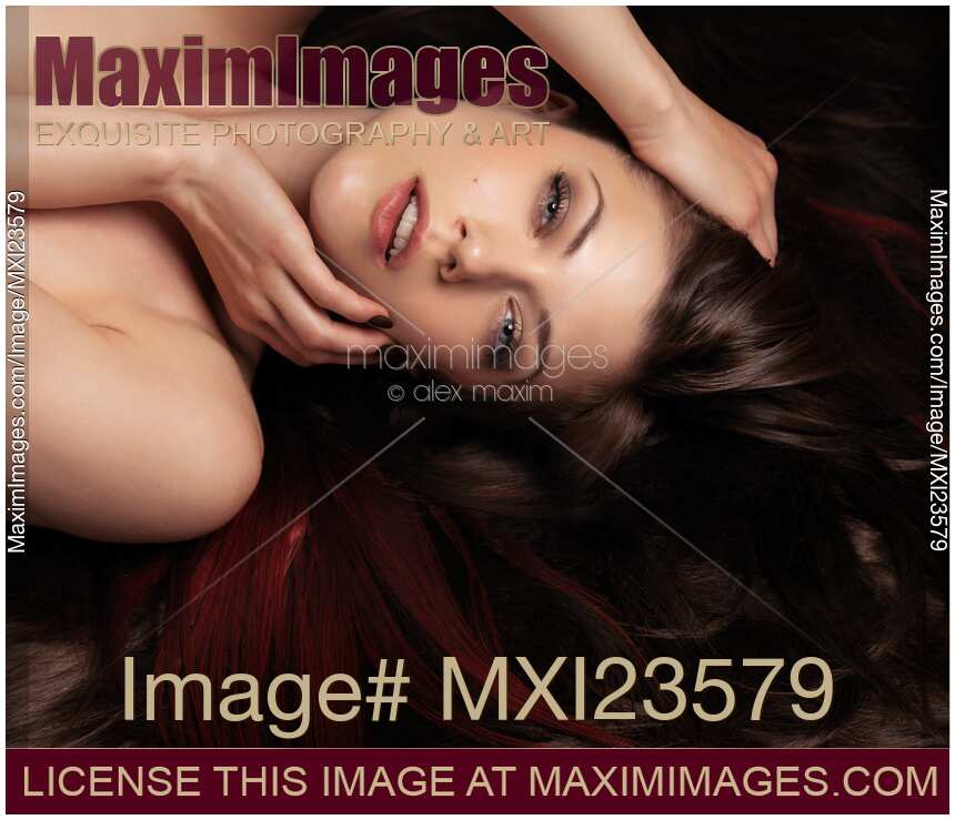 Beautiful Woman with Hair Extensions