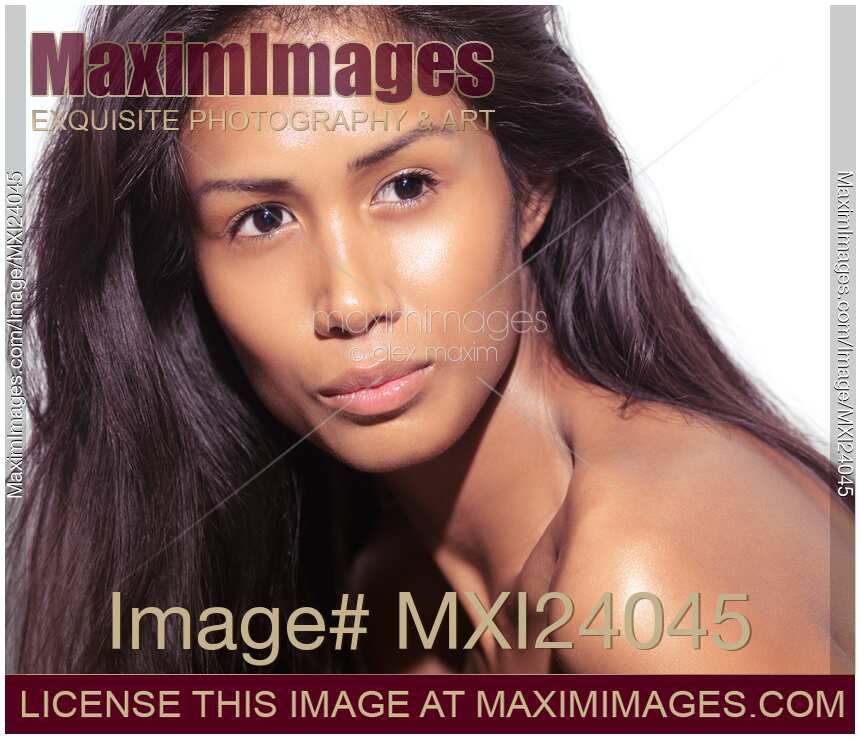 Beautiful young woman portrait